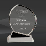 Halo Wedge Crystal Award (J-CRY6215M)