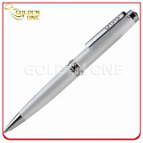 Metal Twist Ball Pen with Crystal Decoration for Souvenir Gift