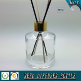 250ml Empty Glass Reed Diffuser Bottle with Gold Aluminum Cap