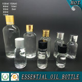 Transparent Glass Essential Oil Bottle with Dropper Cap