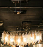 European Creative Top Quality Bar Crystal Fixture Interior Pendant Lamp