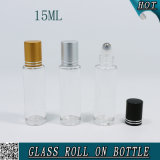 15ml Cylinder Glass Roller Bottles for Essential Oil Clear