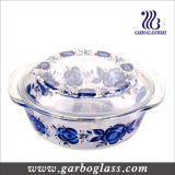 9'' Pyrex Glass Baking Bowls with Decal Design (GB13G13265-TH)