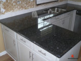 Fantastic L Shape Blue Pearl Granite Vanity Top Kitchen Countertop