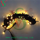 Dark Green PVC Wire Christmas Tree Decorations LED String Lights