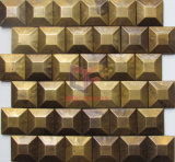 3D Effect Brass Made Decoration Mosaic for Wall (CFM1089)