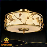Chinese Style Antique Brass Round Ceiling Lamp (KATX-1800-5A)