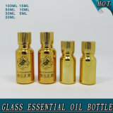 Hot Sale Electroplated Shiny Gold Glass Essential Oil Bottle