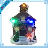 Animated Holiday Downtown Village House Musical Christmas Decor Diplay