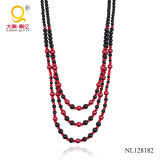 3 Rows Fashion Costume Necklace for Women