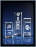 3inch Tall Laser Engraving Crystal for Souvenir (LE1026)