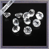 Diamond Shining Round Natural White Top Quality Topaz Gemstone