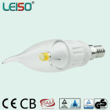 2200k 4W 80ra LED Candle Lamp with CE, RoHS CREE Chips (J)