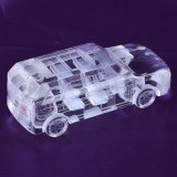 Big Range Rover K9 Crystal Car Model Figurines Desktop Decorative Collectibles