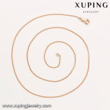 43887 Hottest Xuping Fashion Jewelry 18K Gold-Plated Flower Women Necklace in Environmental Copper Alloy