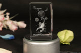 3D Photo Laser Etched Crystal Cube for Gift or Home Decoration