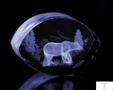 Glass Animal Oval Shape for Table Decoration
