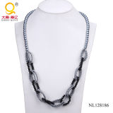 Fashion Glass Bead Costume Necklace for Women Nl128186
