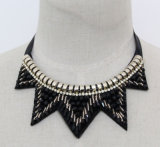 Ladies Fashion Charm Crystal Choker Necklace (JE0181)