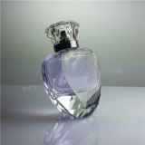 60ml Heart Shaped Glittering Glass Bottle Luxury Perfume Bottle