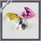 Brilliant Colors Pear Cut Zircon Gemstone Beads