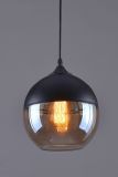American Country Style Loft Retro Glass Pendant Lamp with 1 Light