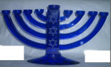 Middle East Blue Crystal Candlestick Trophy