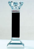 Black Glass Candle Holder Decoration
