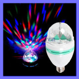 E27 Crystal Auto Rotating RGB LED Lamp Full Color Bulb Magic Ball Holiday Party Dance DJ Bar KTV Decoration (LED-DJ)