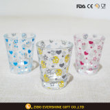 Custom Logo Water Drinking Cup Clear Glass Jar