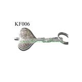 Metal Crystals Heart Key Finder Key Ring (HK-KF006)