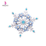 Simple Elegant Dazzling Crystal Studded Snowflake Shape Women's Brooch