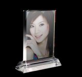 New Design Oval Crystal Gift for Home Decoration Crystal Photo Frame (JD-XK-014)