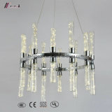 Simple Design Lighting Aluminium Crystal Pendant Lamp