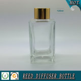 100ml Rectangular Reed Diffuser Glass Bottle with Gold Cap