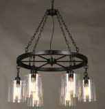 High Quality Wonderful Creative Bar Shop Chandelier with Glass Lampshade