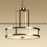 Metal Chandelier Lamp with Glass Shade (WHG-6060)