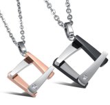 Fashion Couples Necklace 316L Steel Lovers Jewelry Set