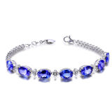 925 Sterling Silver Fashion Jewelry Gemstone Brass Bracelet Jewelry