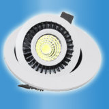7W Rotatable LED COB Downlight, Round COB LED Downlight Dimmable