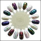 New Arrival Ocrown Chameleon Galaxy Flakes Holo Powder Transparent Chameleon Galaxy Flakes for Nail