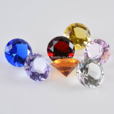 8PCS/Set 30mm Multi Color Crystal Diamond Paperweight, Birthday Gifts