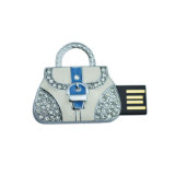 Fashion Gift Crystal Woman Handbag USB Flash Drive (DR618)