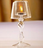 Glass Arts for Wedding Gift Crystal Candle Holders (KS27049)