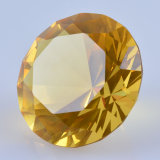 Yellow Crystal Glass Diamond for Thank Giveaway Wedding Favor Gift