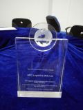 Customized Optical Crystal Award Crystal Trophy with Ball