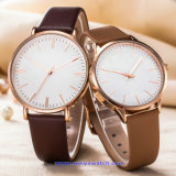 Custom Logo Quartz Men's Watch Crystal Swiss Wrist for Couples (WY-17010B)