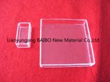 Square Clear Fused Silica Quartz Glass Crucible