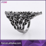 Big Brazil Design Crystal Jewelry Charm Rings for Women