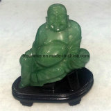 Semi Precious Stone Crystal Aventurine Buddha Carving Figure